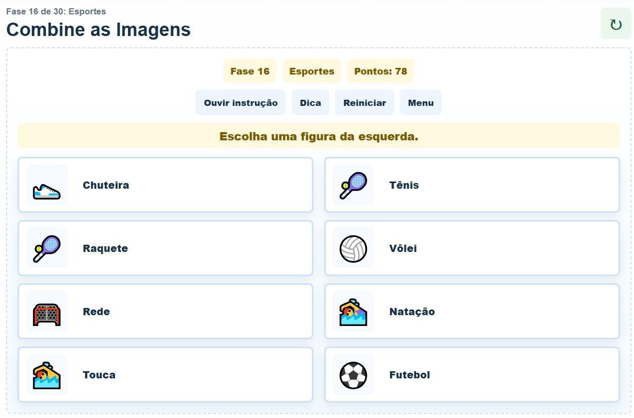 Exemplo de jogo de associação